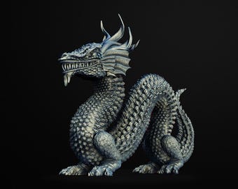 Chinese Dragon 3D Printable STL File