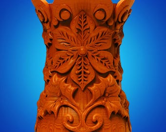 Blossoms Of Frostlight Candle Holder 3D Printable STL File