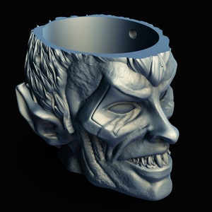 Dracula Candy Bucket STL Datei: Gruseliger Halloween Planter (3D Drucker)