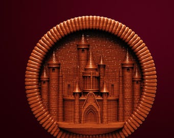 Citadel Of Crumblehold Coaster 3D Printable STL File