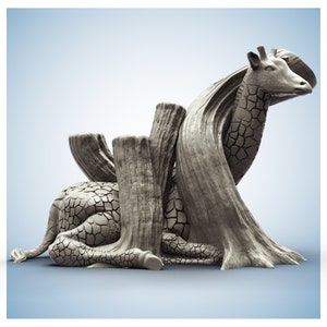 Giraffdjursplanterare - STL-format 3D-utskriftsklar fil
