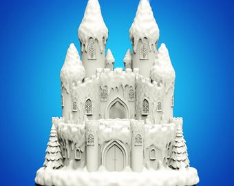 The Frostfall Bastion Candle Holder 3D Printable STL File