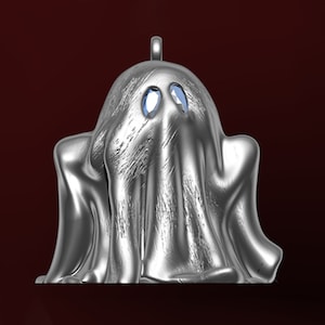 Spooky Horror Halloween Ghost Boo Anhänger Schmuck 3D Drucker STL-Dateiformat