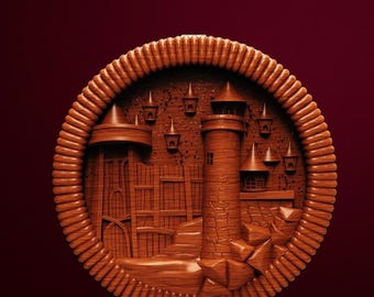 Citadel Crest Coaster 3D Printable STL File