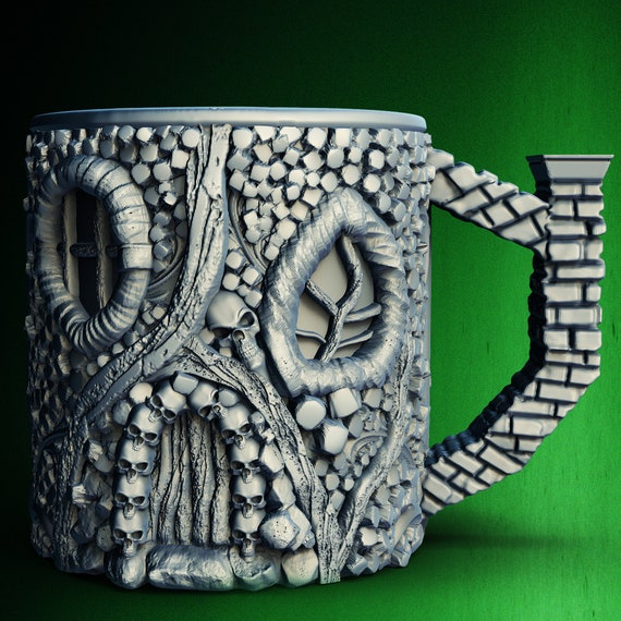 Spooky Wizard House Mug/Koozie 3D Printer STL File