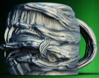 Spooky Monster Mug/Koozie 3D Printer STL File (Digital Download)