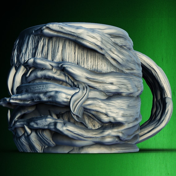 Spooky Monster Mug/Koozie 3D Printer STL File (Digital Download)