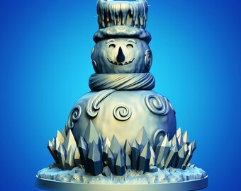 Crystal Sentinel of Winterlight Candle Holder 3D Printable STL File