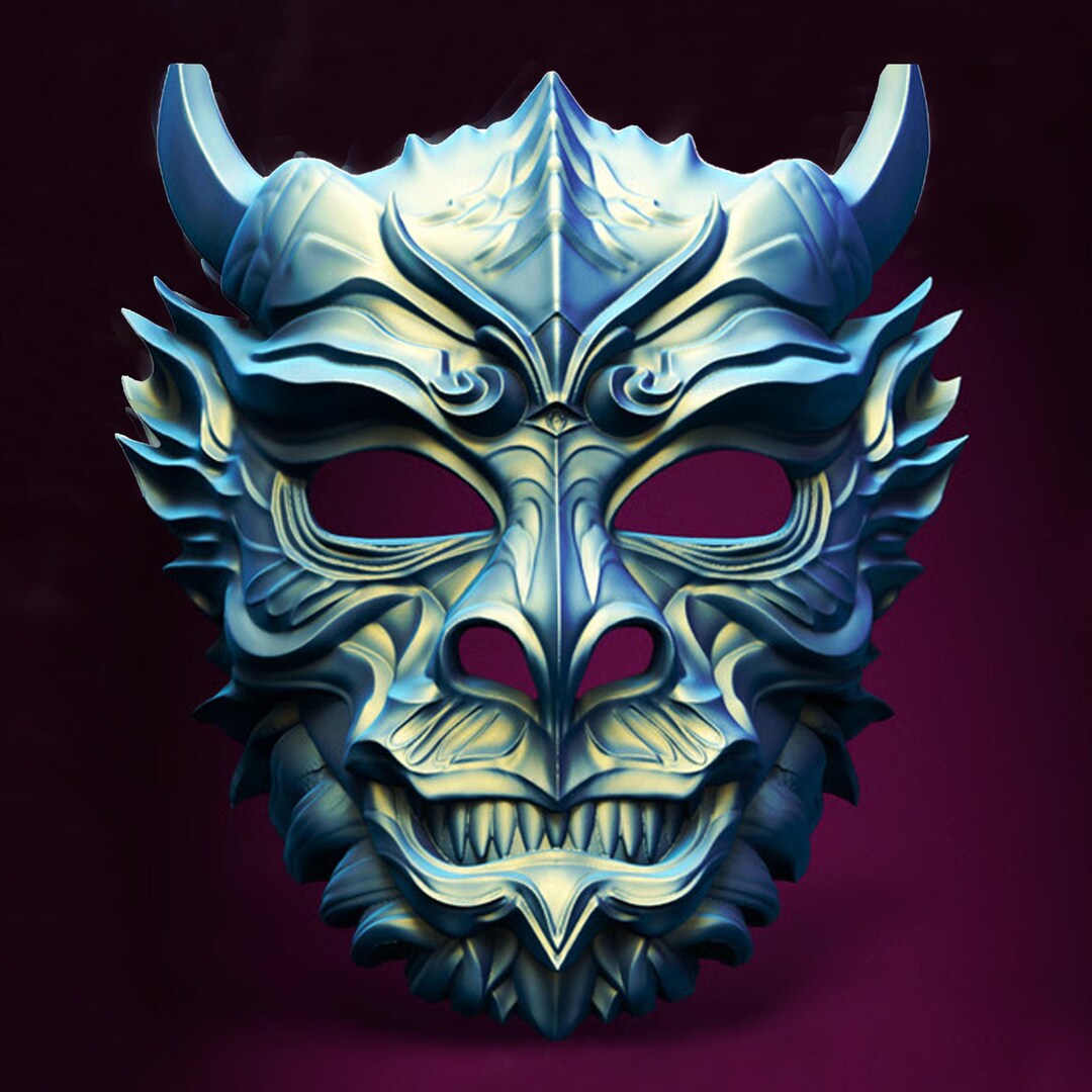 Spooky Mask Target Halloween Horror Ragefang Spooky Mask - STL Format 3D Printable Ready ...