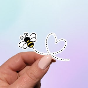 Bee Love Sticker | Baby Bumble Bee Sticker | Honey Bee Sticker | Bumble Bee Sticker | Laptop Sticker | Planner Sticker | Pretty Bee Sticker