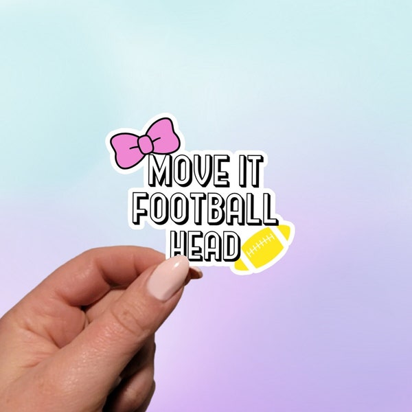 Move it Football Head Sticker | Hey Arnold Sticker | 90s Sticker | Funny Sticker | Laptop Sticker | Water Bottle Sticker | Silly Sticker