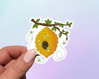 Sticker vinyle nid d'abeille : sticker nid d'abeille pour ordinateur portable