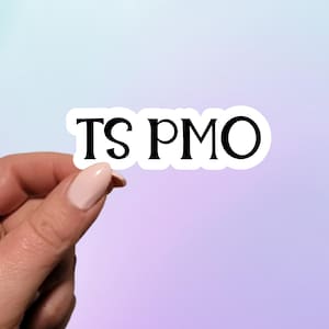 TS PMO Aufkleber | P*iss Me Off Aufkleber | Die Scheiss P*sst mich an | Wasserflasche Aufkleber | Laptop Aufkleber | Witziger Sticker
