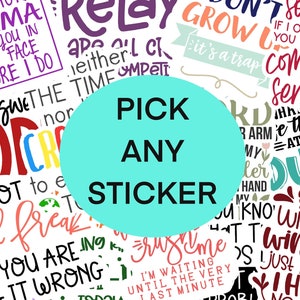 Kies een sticker | Grappige stickers | Grappige Panner-sticker | Grappige waterflessticker | Sarcastische sticker | Laptopsticker | Grappig citaat