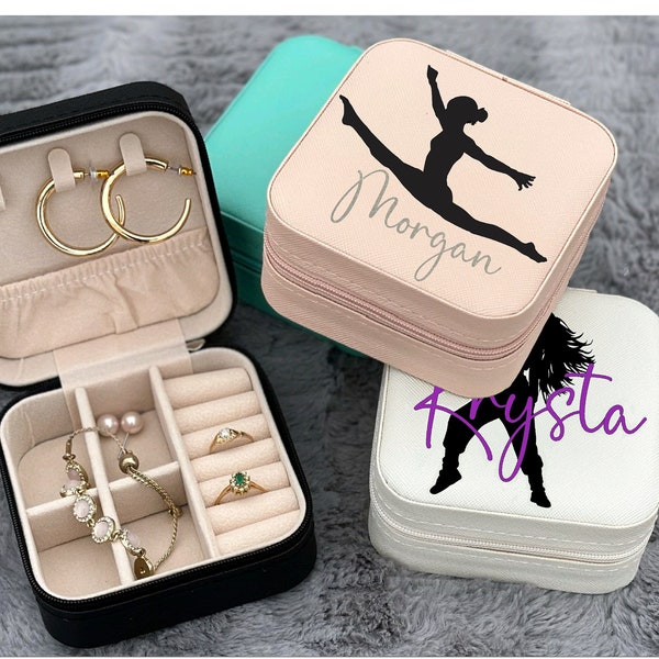 Personalized Dance Jewelry Box | Competition Jewelry Hair Accessories Organizer | Dancer Jewelry Box | Dance Recital Gift | Tap Jazz Lyrical