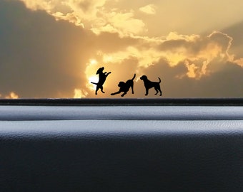 Dog Hidden Easter Egg Decals | Tiny Lab dog decal | Small decals for cars | Hidden Truck Decals | Waterbottle Decals | dog Car Accessories |