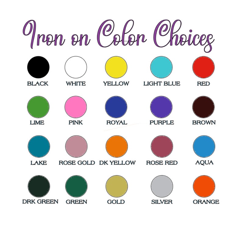 Custom Iron on Transfer Custom Heat Transfer Vinyl Your Etsy