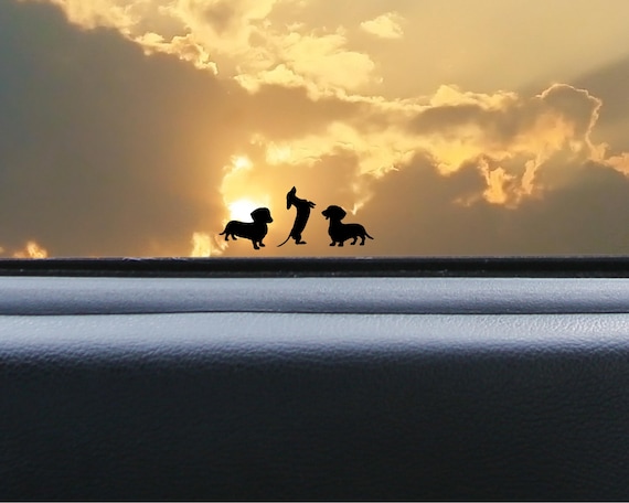 Dachshund Hidden Easter Egg Decals | Tiny dog decal | Small decals for cars | Hidden Truck Decals | Waterbottle Decals | dog Car Accessories