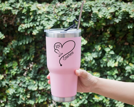 Nurse Decal for Tumbler | Personalized Nurse Decal | Nurse Stickers | Decal for Nurses | RN Gift | Nursing Student Gifts | Healthcare Worker