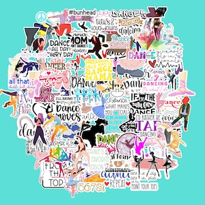 Dancer Sticker Pack | Dance Life Sticker Pack | Tap Dance | Ballet | Contemporary | Lyrical | Jazz | Jazz Hands | Dance Competition Sticker