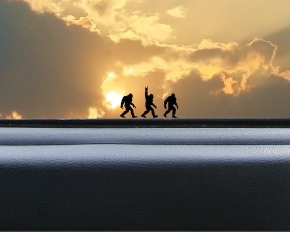 Sasquatch Hidden Easter Egg Decals | Tiny Big Foot decal | Small decal for cars | Hidden Truck Decal | Water bottle Decal | Car Accessories