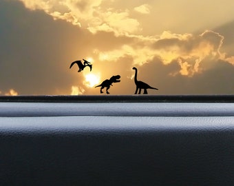 Dinosaur Hidden Easter Egg Decals | Tiny T-Rex decal | Small decal for cars | Hidden Truck Decal | Water bottle Decal | Car Accessories |