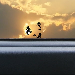 Mermaid Hidden Easter Egg Decals | Tiny mermaid decals | Small decal for cars | Hidden Truck Decal | Water bottle Decal | Car Accessories |
