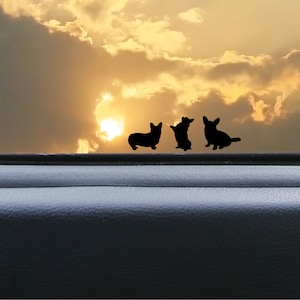Corgi Hidden Easter Egg Decals | Tiny dog decal | Small decals for cars | Hidden Truck Decals | Waterbottle Decals | dog Car Accessories |