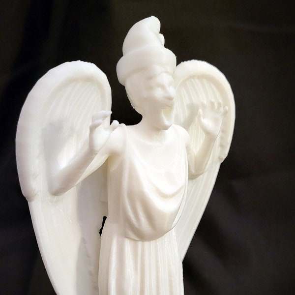 Christmas Tree Topper | Weeping Angel from Doctor Who | 5.5" tall | Whovian Delight: Weeping Angel - Doctor Who Inspired Holiday Décor