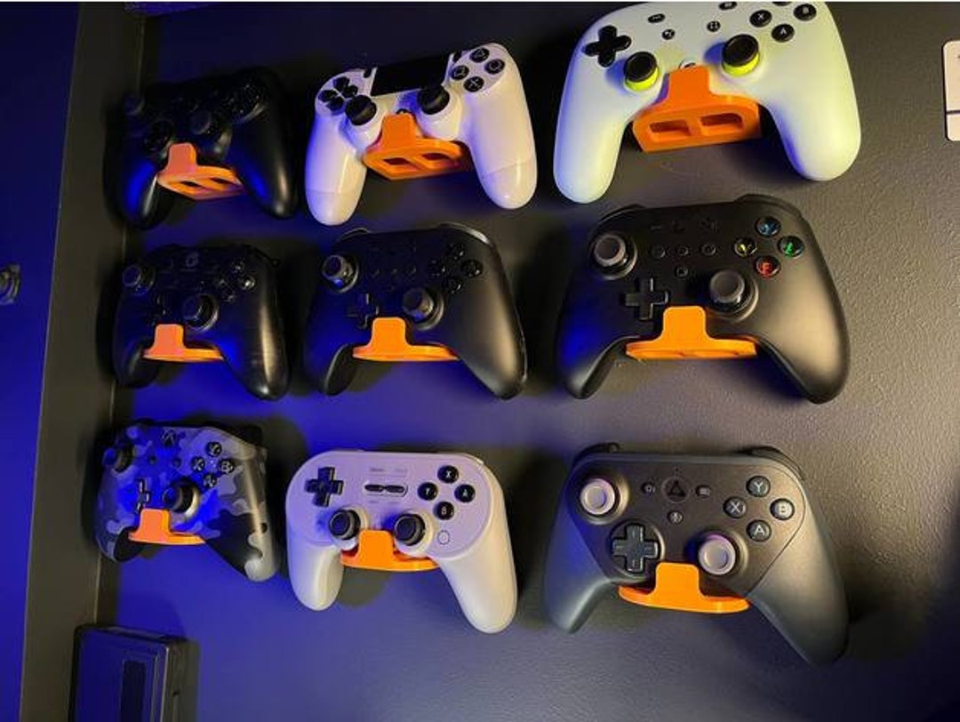 Universal Game Controller Wall Mount 3D Printed Etsy