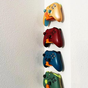Universal Game Controller Wall Mount - 3D Printed