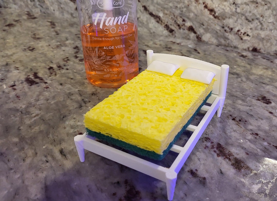 3D Printed Sponge Bed Keep Your Sponges Dry and Organized Etsy