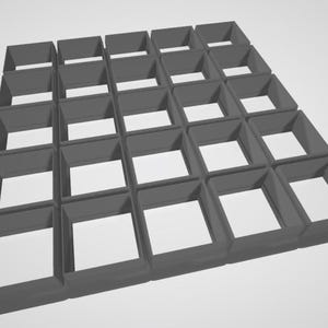 Square Cracker Cookie Cutter | Multi Cutter Cuts 25 Cookies at Once 1&quot;x 1&quot; Square Crackers with Sharp Edges