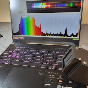 3D-Printed Spectrometer Instrument for Measuring UVA, Visible  and Near Infrared Light 360nm-1000nm wavelength.