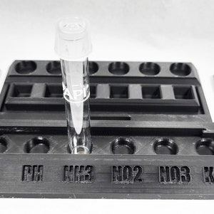 API Aquarium Test Kit Tube Holder With Drying Rack - - Etsy