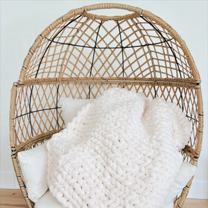 Chunky Knit Blankets Handmade