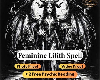 Dark Feminine Lilith Spell, Become the Woman They Can't Forget + 2 Free Psychic Reading
