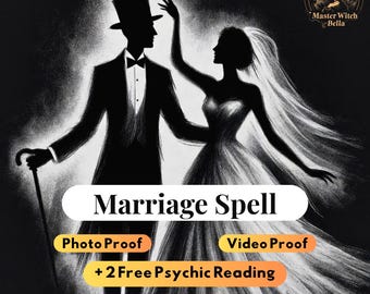 Hechizo irresistible para el matrimonio, pon fin a la espera y consigue la propuesta + 2 lecturas psíquicas gratuitas
