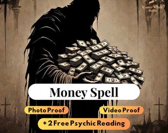 Mammon Money Spell, Attract Unstoppable Wealth and Financial Freedom + 2 Free Psychic Reading