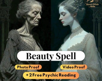 Radiant Beauty Spell, Glow Up and Become Irresistibly Magnetic + 2 Free Psychic Reading