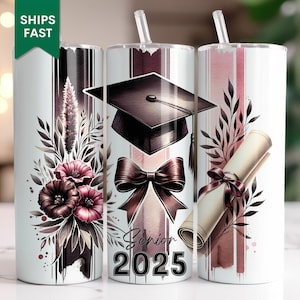Graduation Tumbler Grad Gift Senior Travel Cup Graduation Gift High School Senior Gift College Graduation Class of 2025 Senior 2025 Tumbler