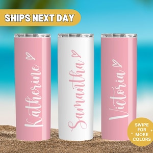 Personalized Bachelorette Tumbler,  Bridesmaid Proposal, Tumbler with Straw, Bachelorette Party, Bridesmaid Gift, Tumbler With Name