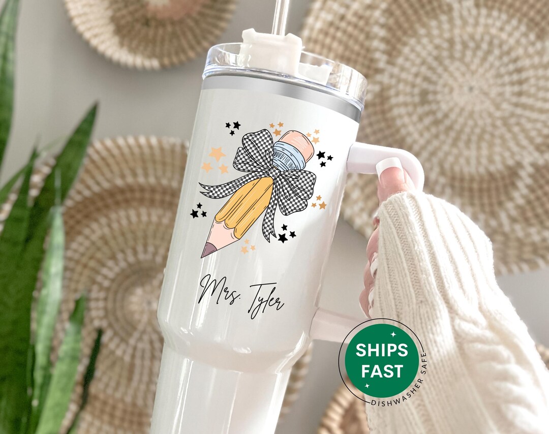 Teacher Gift Personalized Teacher 40oz Tumbler Appreciation Gift for ...