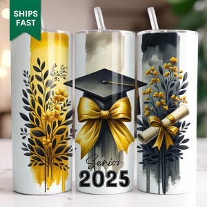 Graduation Tumbler, Grad Gift Senior Travel Cup Graduation Gift High School Senior Gift College Graduation Class of 2025 Senior 2025 Tumbler