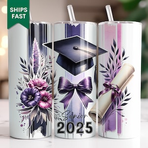 Graduation Tumbler, Grad Gift Senior Travel Cup Graduation Gift High School Senior Gift College Graduation Class of 2025 Senior 2025 Tumbler
