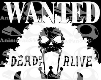 Brook Wanted Poster SVG