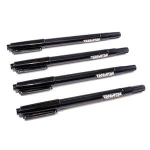 0.5mm & 1mm Double-Ended Black Permanent Marker Pen - Ideal for Crafts, Labeling and More