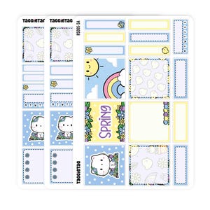 May Spring Box Stickers Kit | Functional Stickers for Classic Planners and Bullet Journals