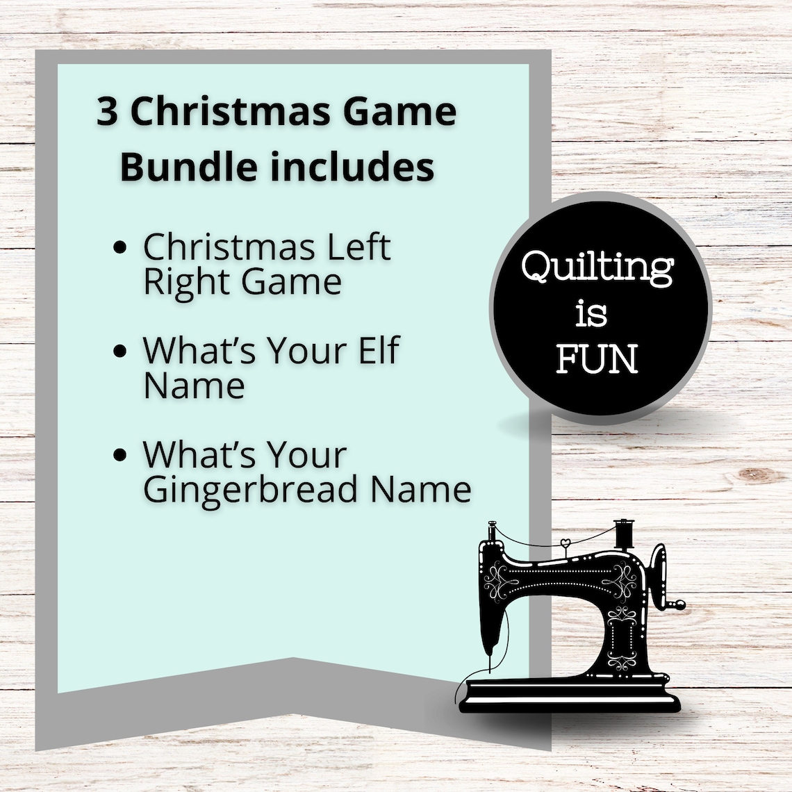 Christmas Quilt Game Bundle, Quilt Guild Games, Quilt Club, Retreat
