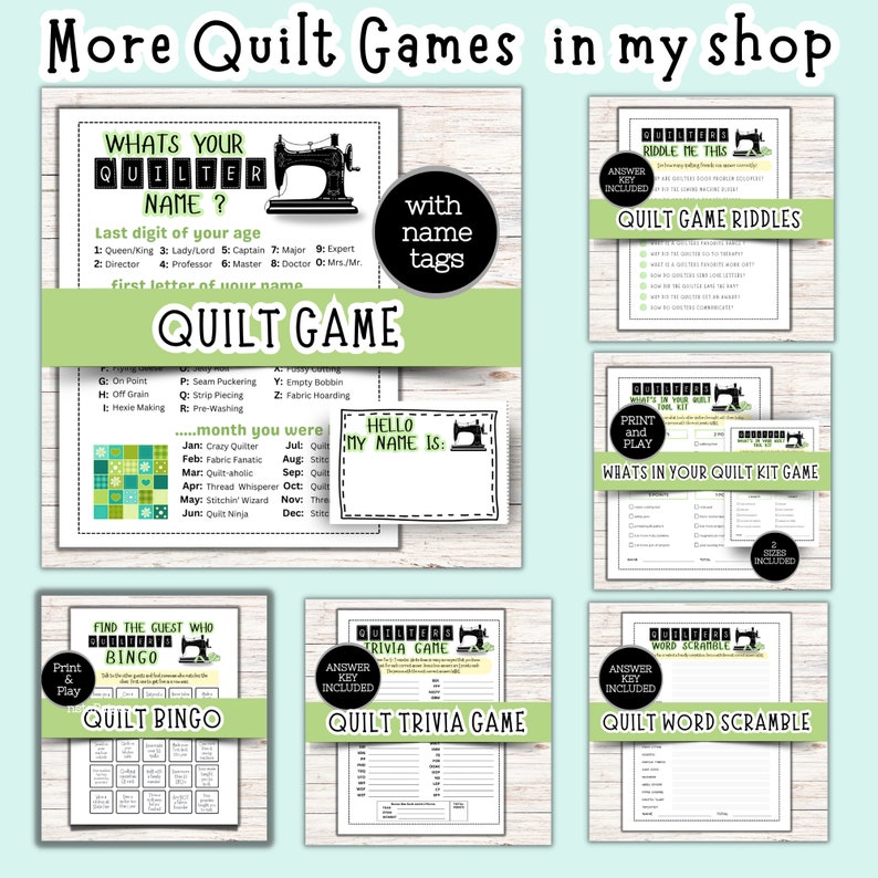 Quilt Game, Quilt Riddles, Riddle Me This, Quilt Retreat Games, Quilt ...
